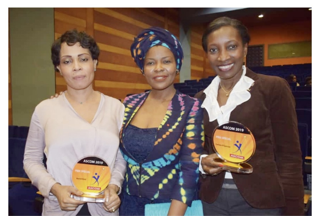 Annick Koné, Nadine Bla et Evelyne N'Guessan, lauréates d'un Prix ASCOM