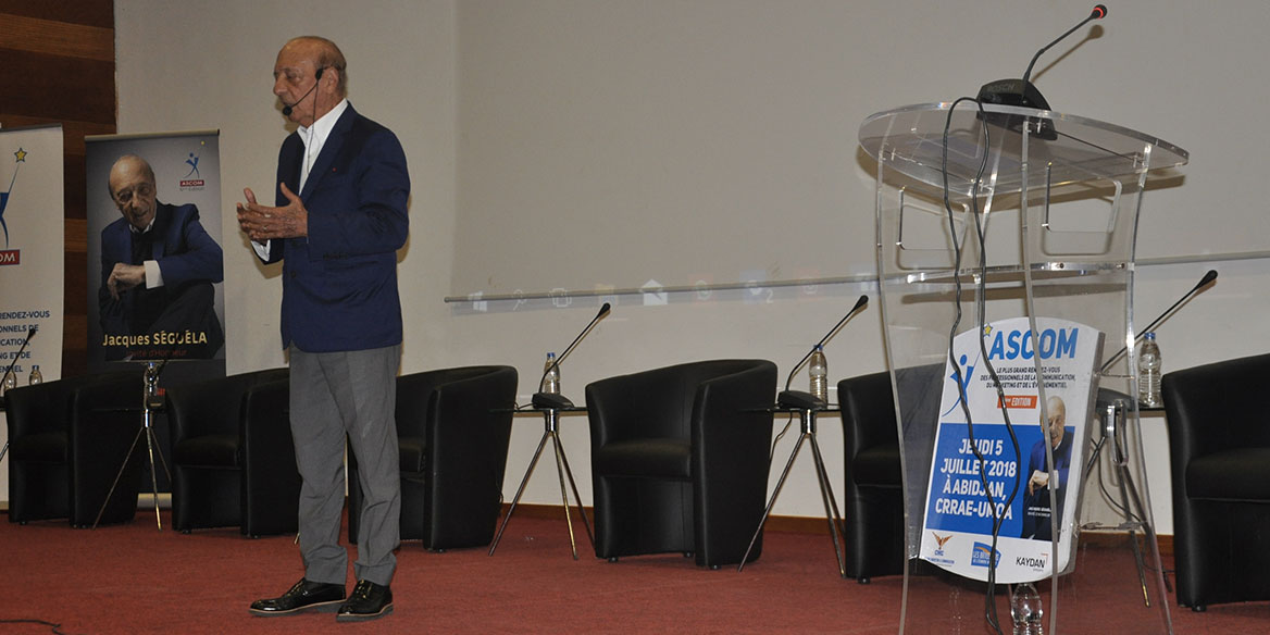Jacques Séguéla, invité d'honneur des ASCOM 2018