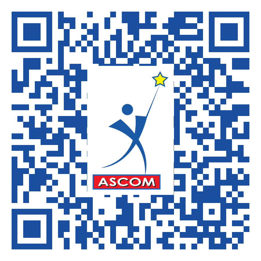 QR code ASCOM 2026 — Scannez pour vous inscrire directement depuis votre téléphone